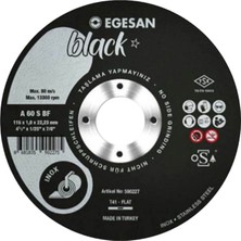 Esplendor Egesan Inox Metal Kesici Black Taş Diski 115X1,0X22,23 mm