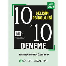 Öğreti Akademi Yayıncılık 10X10 Gelişim Psikolojisi Deneme