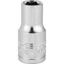 Esplendor Izeltaş 1107060006 1/4" Altı Köşe Lokma Anahtar, Krom, 6 mm