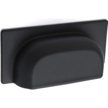 Esplendor Vira Siyah 64 mm Metal Modern Kulp Mobilya Çekmece Dolap Kapak Kulpu Vintage Modern Uyumlu Dekoratif