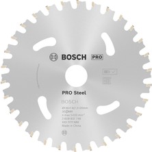 Esplendor Bosch Professional Daire Testere Bıçağı Standart For Steel (Çelik, 136 x 20 x 1,6 Mm, 30 Dişli, Akülü Daire Testere Aksesuarı)