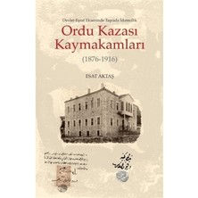 Kitabevi Yayınları Ordu Kazası Kaymakamları (1876-1916)