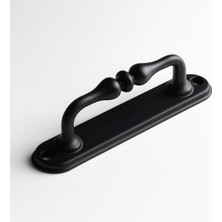 Esplendor Siyah Metal Kapı Çekme Kolu 12 cm Dolap Saclı Mobilya Dolap Çekmece Tutamağı Kulp Kulpları