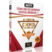 IQ Yayınları Ayt Türk Dili ve Edebiyatı - Sosyal Bilimler 1 Çıkmış Sorular