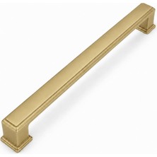 Esplendor Ametist 192 mm (19,2 Cm) Mat Sarı Metal Dolap Çekmece Mobilya Kulpu Avangart Dolap Kulbu Kulp