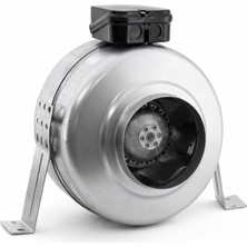 Esplendor Elektrikli Kanal Tipi Metal Radyal Fan 125 mm 80 W Aspiratör Havalandırma Fanı Kirli Hava Tahliye