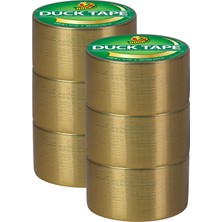 Esplendor Duck Marka 280748_C Duck Renkli Koli Bandı, 6 Rulo, Metalik Altın