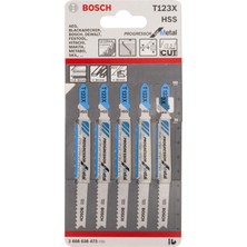 Esplendor Bosch Bosch T 123 x Dekupaj Testere Bıçağı Metal-Kademeli Artan Dişli