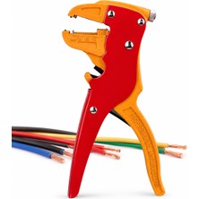 Esplendor Orret Home Ayarlanabilir Otomatik Kablo Soyucu Sıyırıcı ve Kablo Kesici Pense, Tel Soyma Kablo Sıyırma Aleti, Hassas Ayar Vidalı Elektrikçi El Aleti, Ergonomik Kablo Kesme ve Soyma Pensesi