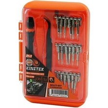 Esplendor Kinetex KTX-3148 21 In 1 Profesyonel Tamir Seti, 18 Bits Uç, Tornavida Sapı, Cımbız ve Plastik Kazıma Aleti