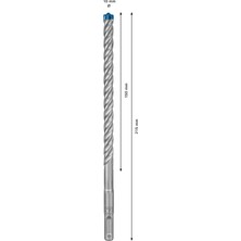 Esplendor Bosch Accessories Expert Sds Plus-7x 2608900187 Darbeli Matkap 30 Parça 10,00 mm Toplam Uzunluk 215 mm Sds
