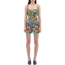 Esplendor Les Benjamins Çiçek Desenli Yüksek Bel Relaxed Fit Short Bayan Short LB23SSHOEFUSO