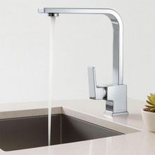 Esplendor Modern Tasarım Krom Lavabo Bataryası Paslanmaz Pirinç Malzeme Uzun Ömürlü Banyo Bataryası