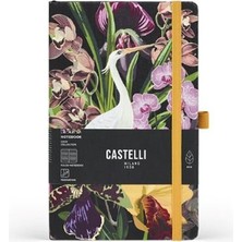 TeknoKapsül Castelli Milano Notebook Mid Ruled Eden Oasıs 13 x 21 cm