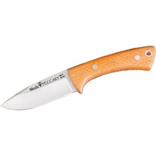 Velora Muela Peccary Kanvas Micarta Sap 7cm Turuncu Bıçak