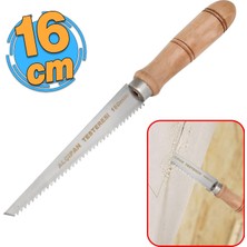 Velora Ahşap Saplı Alçıpan Kesme Testeresi 160 mm 16 cm 38 Keskin Diş Delik Açma Usta Aleti