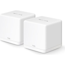 TeknoKapsül Halo H60X(2-PACK), AX1500MBPS, Dual-Band, Gigabit Portları, 100'E Kadar Cihaz Bağlanabilir, 350 M²'ye Kadar Kapsama, Akıllı Bağlantı, Mobil Uygulama ile Kolay Kurulum, Wi-Fi 6 Mesh Sistemi