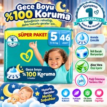 NW NessiWorld Aktif Bebek Süper Paket Bebek Bezi 5 Beden 46 Adet