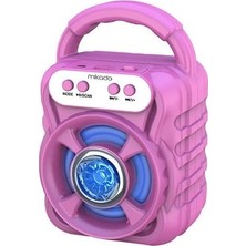 TeknoKapsül MD-BT65P 5W 800MAH 3.7V Pembe Usb/tf Cart / Bluetooth Taşınabilir Speaker