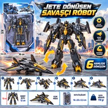 NW NessiWorld Jete Dönüşen Savaşçı Robot - 6 Hamlede Robottan Savaş Jetine Dönüşür