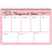 TeknoKapsül Pusheen 1724 52 Yp.haftalık Spiralli Planner