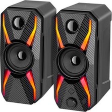 TeknoKapsül Rms-X5 2.0 Siyah Multimedia Gaming USB Speaker