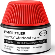 TeknoKapsül Staedtler 488 51-2 Lumocolor Whiteboard Markör Mürekkep Kirmizi