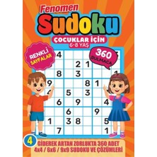 Maxi Yayıncılık Fenomen Çocuklar Için Sudoku 6-8 Yaş -4