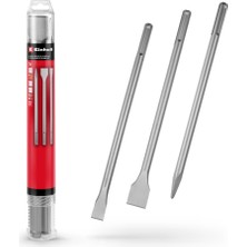 TeknoKapsül Orijinal 3 Parça Sds Max Keski Seti, 400 mm 49190110 | Sivri Keski | 25 mm Yassı Keski | 40 mm Geniş Keski | 40CR Çelik | Kırma ve Yenileme Işleri Için
