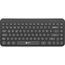 TeknoKapsül KBW002 Retro Daktilo Görünümlü Şık ve Kullanışlı Pilli Türkçe Bluetooth Q Klavye