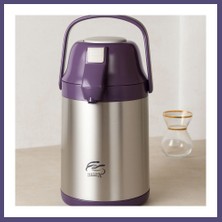 Teknokapsül 2.5l 304 Çelik Pompa Termos Musluklu Bzsth