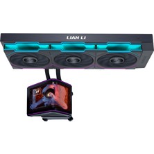 Esplendor Lıan Lı Hydroshift Iı OLED Kavisli 360TL Sıvı Cpu Soğutucu, Unıfan Tl Flex Fanlı 16,94 cm 2k 60Hz Kavisli OLED Ekranlı - Siyah