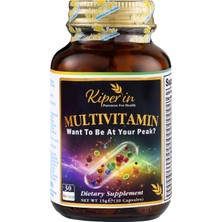 Happy Trend Multivitamin Kapsül | 13 Vitamin ve 6 Mineral Kompleksi | C, D3, B Vitamini, Biotin ve E Vitamini | Bağışıklık, Enerji ve Cilt Desteği | Kilo Aldırmaz | Yetişkinler ve 11+ Yaş Için