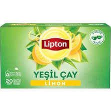 Happy Trend Berrak Limonlu Bardak Süzen Poşet Yeşil Çay 20'li Paket, 30 G