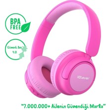 TeknoKapsül BTH22 Çocuk Bluetooth Kulaklık -Pembe Bpa Free