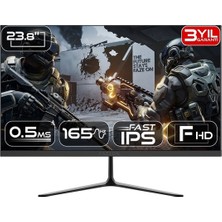 TeknoKapsül X24F167S 24" 165Hz 0.5ms Fast IPS Fhd Hdmı*1 +Dp*1 Gamıng Monıtor