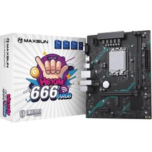 TeknoKapsül H610M 666 Wıfı Argb LGA1700 Ddr5 6000 Mhz M.2 HDMI Matx Intel Anakart