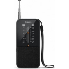 Philips TAR1509/00 Taşınabilir Fm/am Cep Radyosu Analog Tuner Kulaklık Girişli Siyah