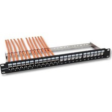 Uranium Uranıum 24 Port UB24-3824L Cat6 Boş Patch Panel (10C-SB1U24PCAT6URE1A) Bzstwın