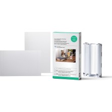 TeknoKapsül 2013509 Stickerpix Print Parlak Beyaz Sticker Kağıdı 10X15 cm 18 Adet + Parlak Beyaz Fotoğraf Kağıdı 10X15 cm 36 Adet + Mürekkep