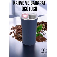 TeknoKapsül Taşınabilir Kahve & Baharat Öğütücü, Kolay Temizlenebilir ve Uzun Ömürlü Paslanmaz Çelik