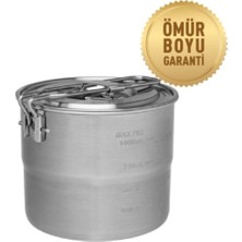TeknoKapsül Stanley Adventure Paslanmaz Çelik Iki Kişilik Pişirme Seti 1 Lt / 1.1 Qt