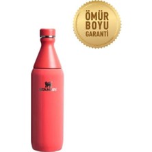 TeknoKapsül Stanley The All Day Slim Bottle 0.6 L Hot Coral Gloss