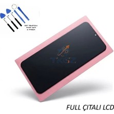Tkgz - Oppo Realme C21Y Ile Uyumlu LCD Ekran Dokunmatik Servis LCD Ekran Full Çıtalı + Tamir Kiti