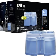  Braun Ccr4 Tıraş Makinesi Temizlik Sıvısı 4'lü Paket Uzun Ömürlü Kullanım Için