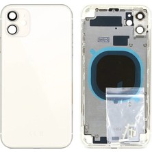 Kpln Store iPhone 11 Uyumlu Boş Kasa + Kapak Beyaz