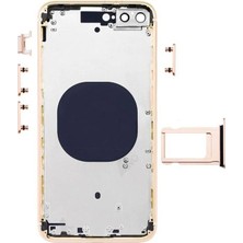 Kpln Store iPhone 8 Plus Uyumlu Boş Kasa Arka Kapak Gold