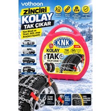 Hace Bazaar Kolay Tak Çıkar Kar Zinciri 12 mm – Binek, Hafif Ticari, Suv ve Jeep Araçlara Uyumlu Pratik Montaj