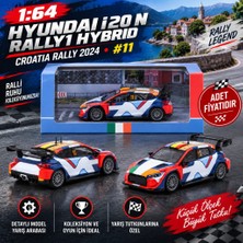Kpln Store 1/64 Hyundai I20 N Rally1 Hybrid Croatia Rally 2024 #11 (Adet Fiyatıdır)