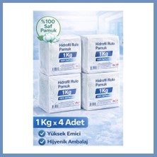 Yuva Izi Hidrofil Rulo Pamuk 1 kg x 4 Adet Saf Pamuk Yüksek Emici Medikal ve Kozmetik Kullanım Ajs